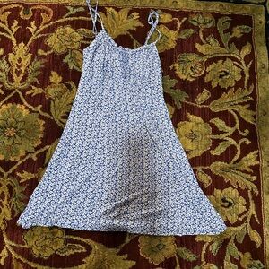 Urban Outfitters Blue Floral Slip Dress